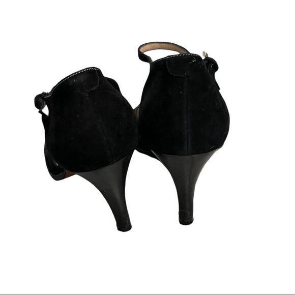 HOBBS London Suede Mary Jane Heels Black 40 - Picture 4 of 10